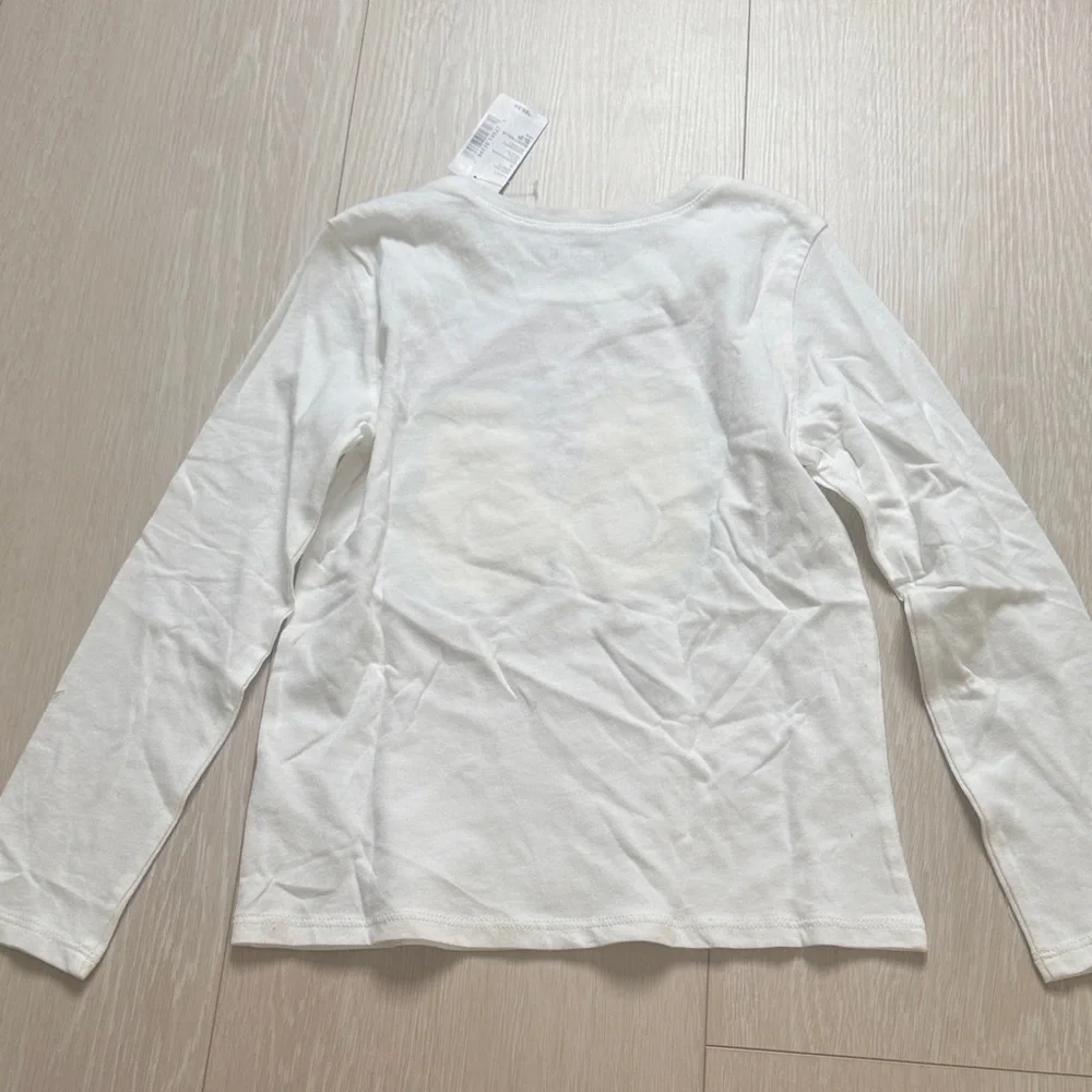 The Children's Place White Avocado Best Friends Long Sleeve Tee